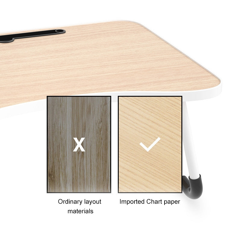 Bàn viết di động gập được với chân chống trượt hình chữ W có khe đựng thẻ, có khe đựng thẻ