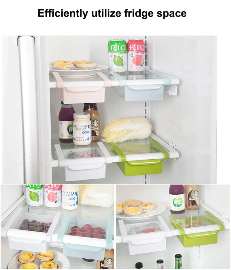 Giá đỡ lưu trữ lớp bảo quản tủ lạnh kiểu ngăn kéo