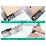 Thước đo góc kỹ thuật số, thước đo góc Protractor Goniometer, phạm vi đo: 500mm, thước 500mm