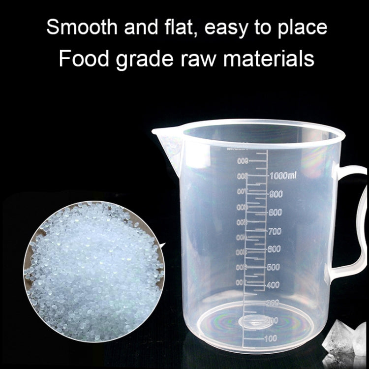 Bình nhựa PP mỏng 1000ml cốc đo kỹ thuật số hình trụ thước đo kính dụng cụ phòng thí nghiệm, Cốc đo 1000ml