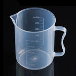 Bình nhựa PP 500ml, cốc đo kỹ thuật số hình trụ, thước đo, dụng cụ phòng thí nghiệm, 500ml