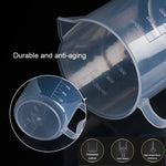 Bình nhựa PP 500ml, cốc đo kỹ thuật số hình trụ, thước đo, dụng cụ phòng thí nghiệm, 500ml
