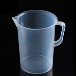 Bình nhựa PP 5000ml đạt chuẩn thực phẩm, cốc đo kỹ thuật số hình trụ, thước đo, dụng cụ phòng thí nghiệm, 5000ml