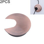 2 Cái Nắp Lỗ Hộp Ren Tròn Hợp Kim Kẽm Cho Bàn Máy Tính Để Bàn, Đường Kính Lỗ: 35mm (Vàng Sáng), 35mm Vàng Sáng, 35mm Đồng Xanh, 35mm Đồng Đỏ, 35mm Đen Mờ, 35mm Bạc Mờ, 35mm Thép Xước