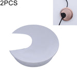 2 Cái Nắp Lỗ Hộp Ren Tròn Hợp Kim Kẽm Cho Bàn Máy Tính Để Bàn, Đường Kính Lỗ: 35mm (Vàng Sáng), 35mm Vàng Sáng, 35mm Đồng Xanh, 35mm Đồng Đỏ, 35mm Đen Mờ, 35mm Bạc Mờ, 35mm Thép Xước