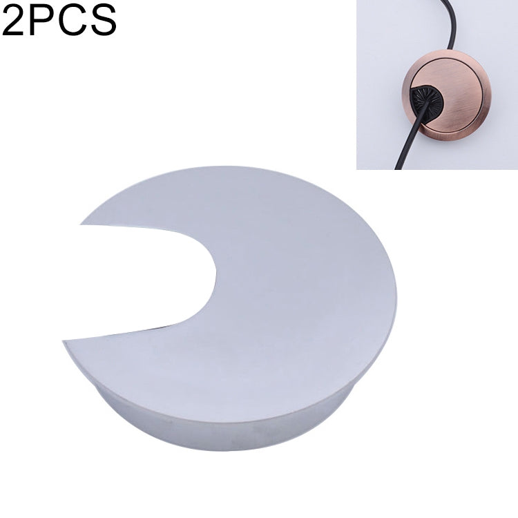 2 Cái Nắp Lỗ Hộp Ren Tròn Hợp Kim Kẽm Cho Bàn Máy Tính Để Bàn, Đường Kính Lỗ: 35mm (Vàng Sáng), 35mm Vàng Sáng, 35mm Đồng Xanh, 35mm Đồng Đỏ, 35mm Đen Mờ, 35mm Bạc Mờ, 35mm Thép Xước