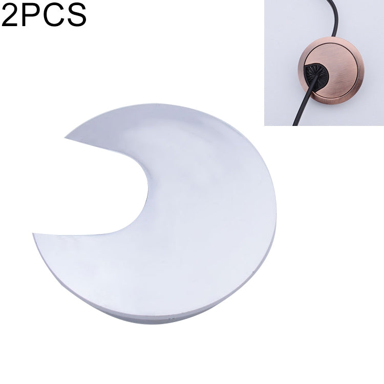 2 Cái Nắp Lỗ Hộp Ren Tròn Hợp Kim Kẽm Cho Bàn Máy Tính Để Bàn, Đường Kính Lỗ: 35mm (Vàng Sáng), 35mm Vàng Sáng, 35mm Đồng Xanh, 35mm Đồng Đỏ, 35mm Đen Mờ, 35mm Bạc Mờ, 35mm Thép Xước