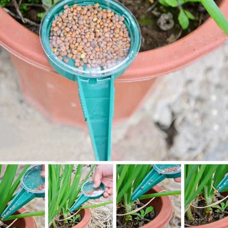 Dụng cụ gieo hạt, dụng cụ làm vườn, gieo hạt, cấy cây con, 5 tốc độ điều chỉnh, dụng cụ gieo hạt làm vườn