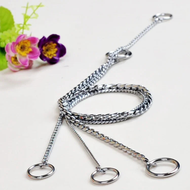 Dây xích P thú cưng 50cm x 3mm Vòng cổ thú cưng Dây đeo cổ chó Dây xích rắn Dây xích chó Vòng cổ chó, 50cm x 3mm
