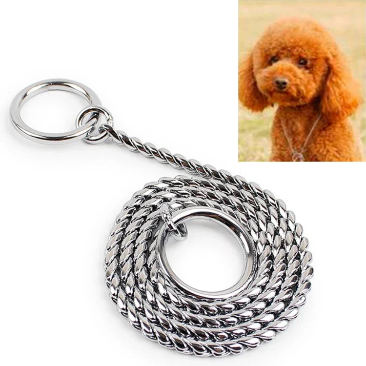 Dây xích P thú cưng 50cm x 4mm Vòng cổ thú cưng Dây đeo cổ chó Dây xích rắn Dây xích chó Vòng cổ chó, 50cm x 4mm