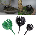 10 hộp phân bón bonsai dụng cụ làm vườn, kích thước lớn: 5.5*4*4cm, màu xanh lá cây