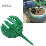 10 hộp phân bón bonsai dụng cụ làm vườn, kích thước lớn: 5.5*4*4cm, màu xanh lá cây
