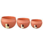 Chậu hoa nhựa treo chậu treo chậu hoa có dây xích treo, Kích thước lớn: 24 x 18cm, Giao màu ngẫu nhiên, Kích thước lớn