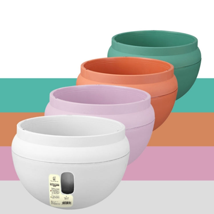 Chậu hoa nhựa treo chậu treo chậu hoa có dây xích treo, Kích thước lớn: 24 x 18cm, Giao màu ngẫu nhiên, Kích thước lớn