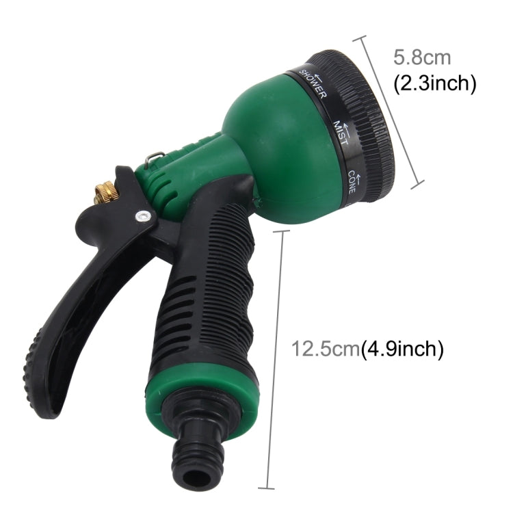 Súng phun nước vườn 8 chức năng súng phun đa năng súng phun tưới cây, 8 chức năng