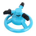 Garden Automatic Rotating Nozzle 360 Degree Rotary Automatic Sprinkler Garden Lawn Watering Nozzle Irrigation Nozzle with 1/2 inch Water Hose Connector, With 4 inch Water Hose Connector