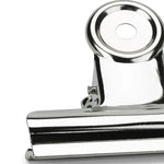 10 kẹp giấy tròn bằng thép không gỉ màu bạc 50mm, dùng để kẹp giấy, văn phòng phẩm