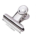 20 kẹp giấy tròn bằng thép không gỉ màu bạc 31mm, dùng để kẹp giấy, văn phòng phẩm