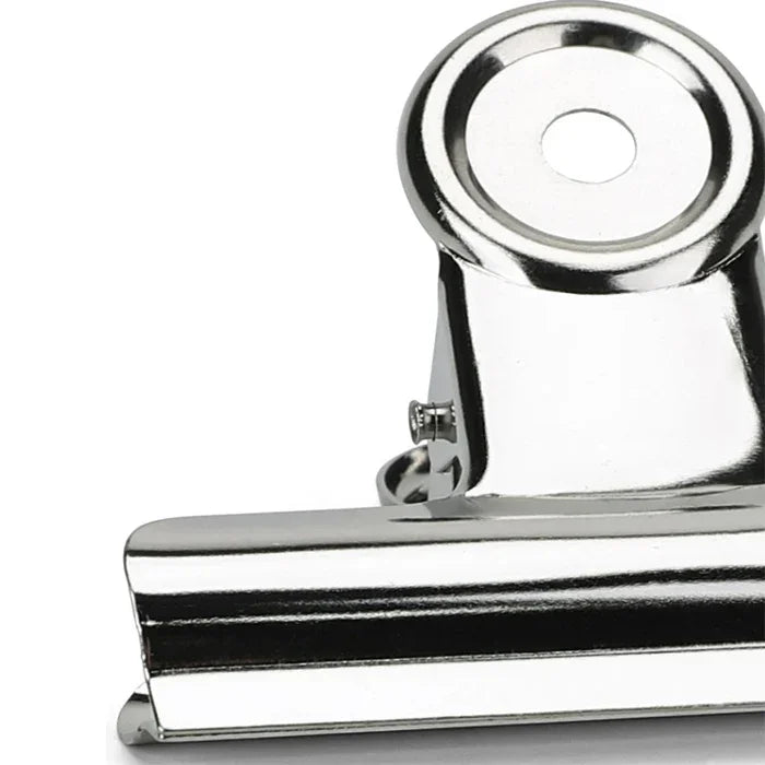 100 kẹp giấy tròn bằng thép không gỉ màu bạc 22mm, dùng để kẹp giấy, văn phòng phẩm