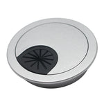 10 miếng nắp lỗ hộp ren tròn nhựa cho bàn máy tính, đường kính lỗ: 53mm, 53mm
