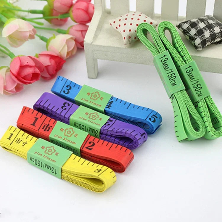 20 PCS 1.5m Long Multi-function Soft Tape Measure, Random Color Delivery, C03-11