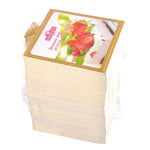 100 cái tấm bìa vuông nhỏ đựng bánh, dày, cứng, màu vàng, tấm lót bánh mousse, vuông nhỏ