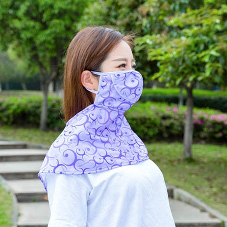 Khăn choàng mùa hè chống tia UV, mặt nạ bảo vệ cổ khi đi xe, khẩu trang chống nắng ngoài trời, giao màu ngẫu nhiên, mặt nạ chống UV