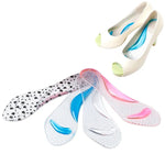 Lót giày gel silicone massage hỗ trợ vòm chân cho nữ, chỉnh hình bàn chân bẹt, ngăn ngừa đau chân, đệm giày cao gót, giao màu ngẫu nhiên