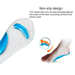 Lót giày gel silicone massage hỗ trợ vòm chân cho nữ, chỉnh hình bàn chân bẹt, ngăn ngừa đau chân, đệm giày cao gót, giao màu ngẫu nhiên