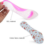 Lót giày gel silicone massage hỗ trợ vòm chân cho nữ, chỉnh hình bàn chân bẹt, ngăn ngừa đau chân, đệm giày cao gót, giao màu ngẫu nhiên