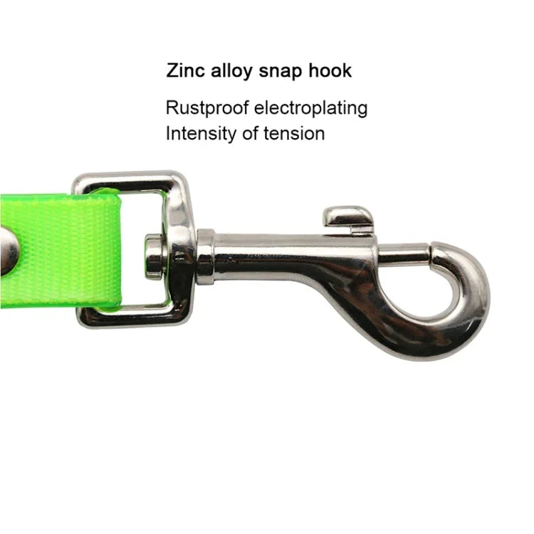 Dây kéo chống rối 2 trong 1 cho chó bằng chất liệu TPU, Dây dắt chó đôi, Chiều dài: 25 cm, 2 trong 1 (Đỏ)