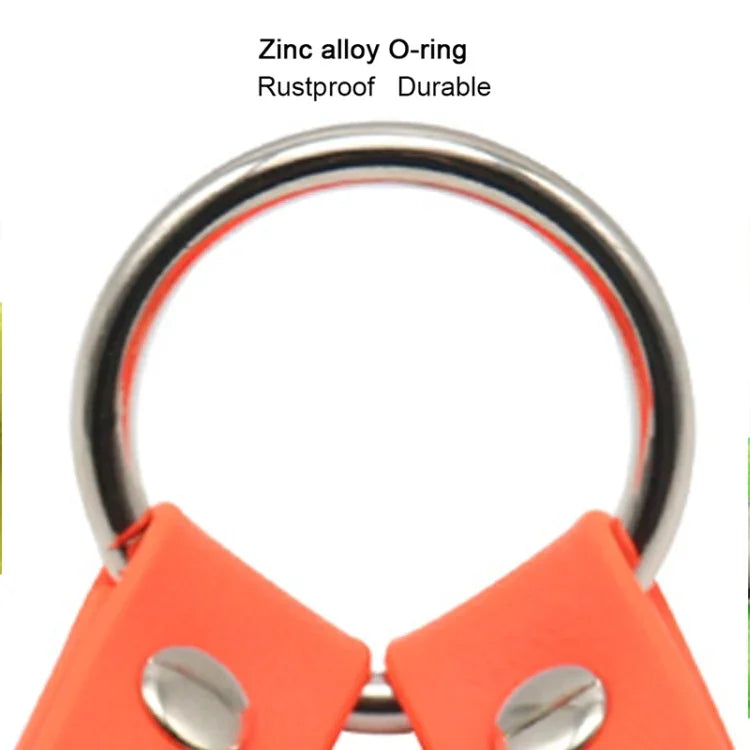 Dây kéo chống rối 2 trong 1 cho chó bằng chất liệu TPU, Dây dắt chó đôi, Chiều dài: 25 cm, 2 trong 1 (Đỏ)