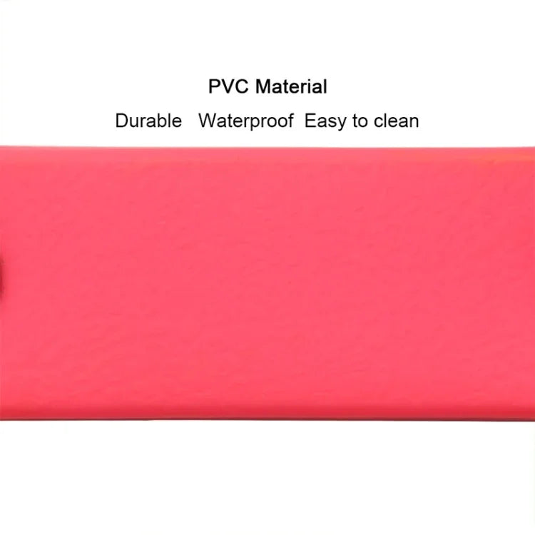 Dây kéo chống rối 2 trong 1 cho chó bằng chất liệu TPU, Dây dắt chó đôi, Chiều dài: 25 cm, 2 trong 1 (Đỏ)