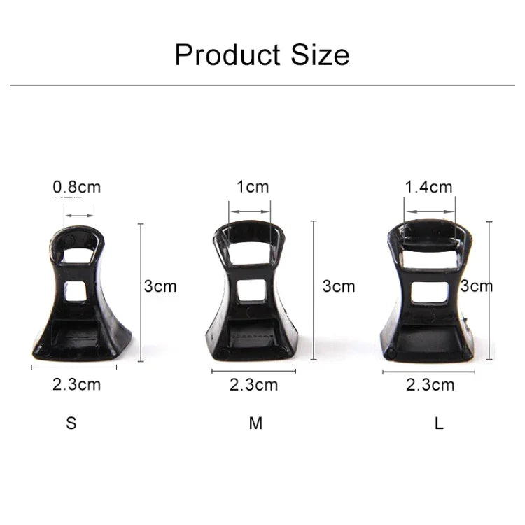 5 đôi nút chặn PVC chống trượt bền bỉ bảo vệ giày cao gót, kích thước: L, giao màu ngẫu nhiên, kích thước: L