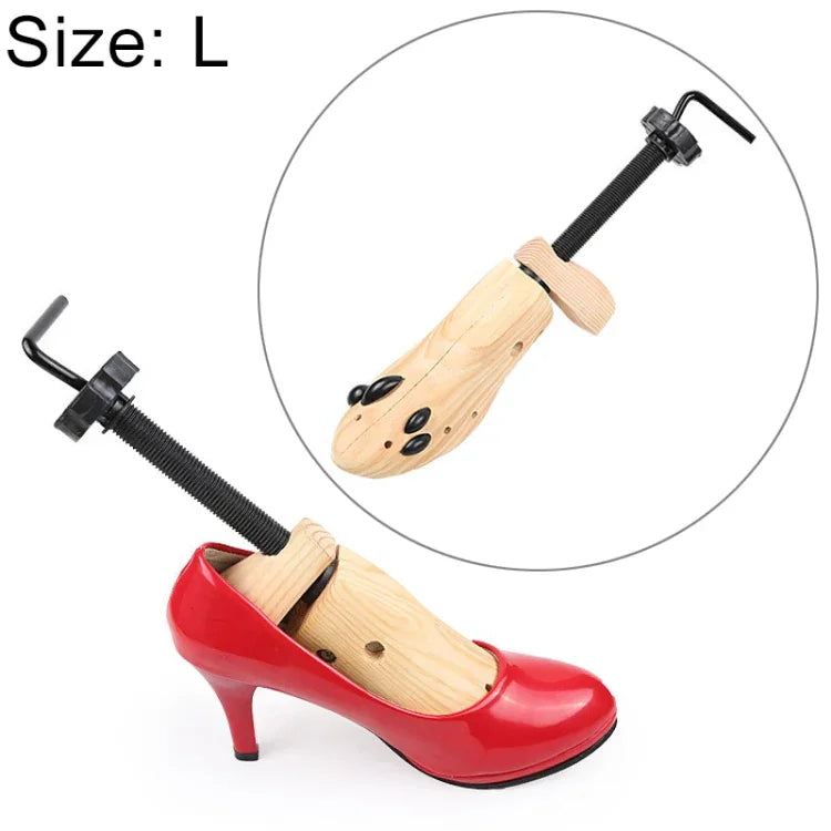 Dụng cụ giãn giày unisex bằng gỗ thông, kích thước L (42-46 cỡ giày), kích thước L (42-46 cỡ giày)