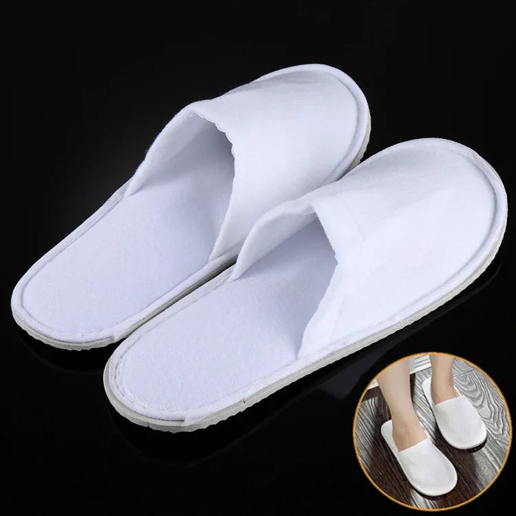 10 đôi dép đi trong khách sạn dùng một lần tiện lợi cho du lịch, chiều dài: 26cm, Dép