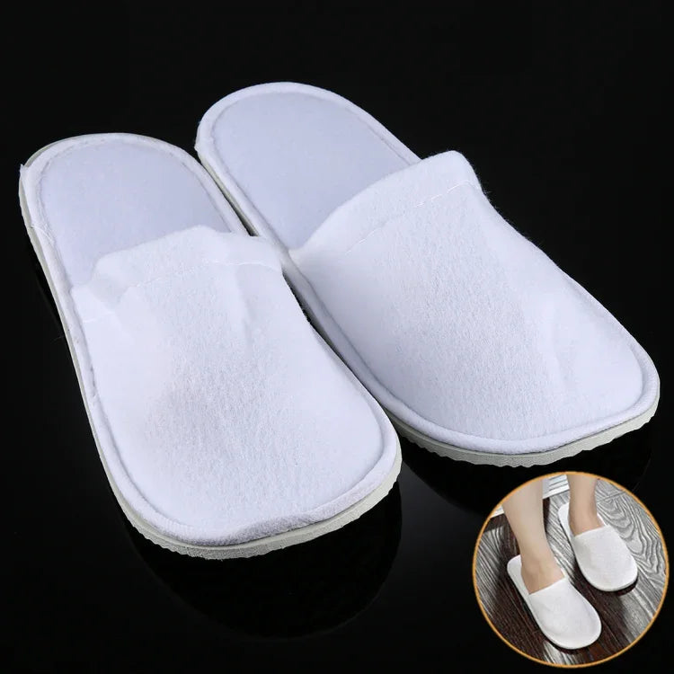 10 đôi dép đi trong khách sạn dùng một lần tiện lợi cho du lịch, chiều dài: 26cm, Dép
