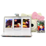 Album ảnh sáng tạo mini PU kiểu hoa hồng 3 inch DIY, 32 trang, dành cho ảnh Polaroid, Hoa hồng
