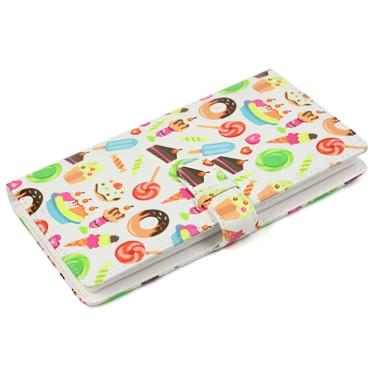Album ảnh tinh tế 32 trang loại chèn sáng tạo DIY PU mini 3 inch họa tiết bánh tráng miệng cho Polaroid, bánh tráng miệng