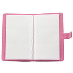 Album ảnh tinh tế 32 trang loại chèn sáng tạo DIY PU mini 3 inch họa tiết hồng hạc hồng cho Polaroid, hồng hạc hồng