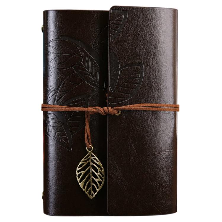 Sổ tay du lịch lá rụng mùa thu phong cách retro sáng tạo, Kích thước: S, S