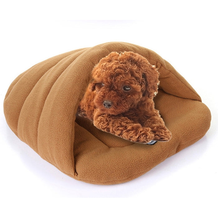 Nhà chó mèo bằng vải nỉ lông cừu hình dép, giữ ấm dày, Kích thước: L, 58×68×32cm, Kích thước: L