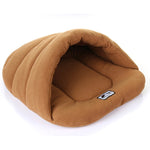 Nhà chó mèo bằng vải nỉ lông cừu hình dép, giữ ấm dày, Kích thước: L, 58×68×32cm, Kích thước: L