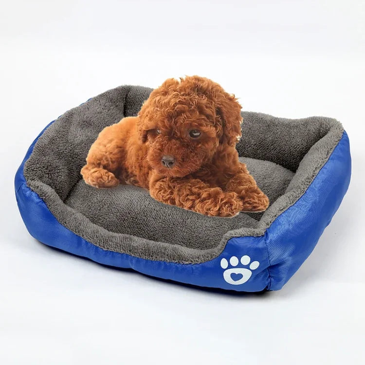 Thảm chuồng chó giữ ấm bốn mùa chính hãng màu kẹo, thảm chó Teddy, Kích thước: M, 54×42×12cm, Kích thước: M