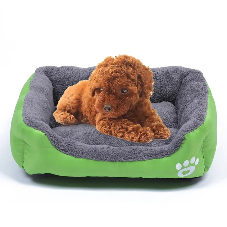 Thảm chuồng chó giữ ấm bốn mùa chính hãng màu kẹo, thảm chó Teddy, Kích thước: S, 43×32×10cm, Kích thước: S