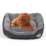 Thảm chuồng chó giữ ấm bốn mùa chính hãng màu kẹo, thảm chó Teddy, Kích thước: XL, 80×60×16cm, Kích thước: XL