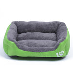 Thảm chuồng chó giữ ấm bốn mùa chính hãng màu kẹo, thảm chó Teddy, Kích thước: XXL, 95×72×18cm, Kích thước: XXL
