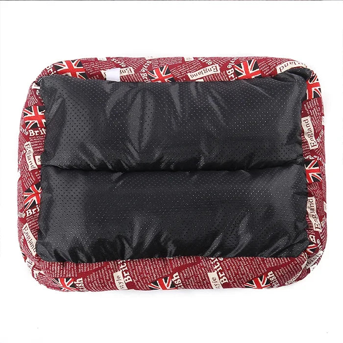 Thảm Chuồng Chó Thật Ấm Bốn Mùa Hạt Thú Cưng, Kích Thước: M, 54×42×12cm, Kích Thước: M, 54×42×12cm