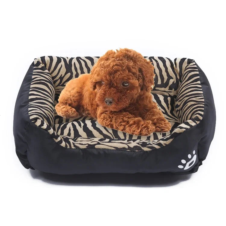 Thảm Chuồng Chó Thật Ấm Bốn Mùa Hạt Thú Cưng, Kích Thước: M, 54×42×12cm, Kích Thước: M, 54×42×12cm