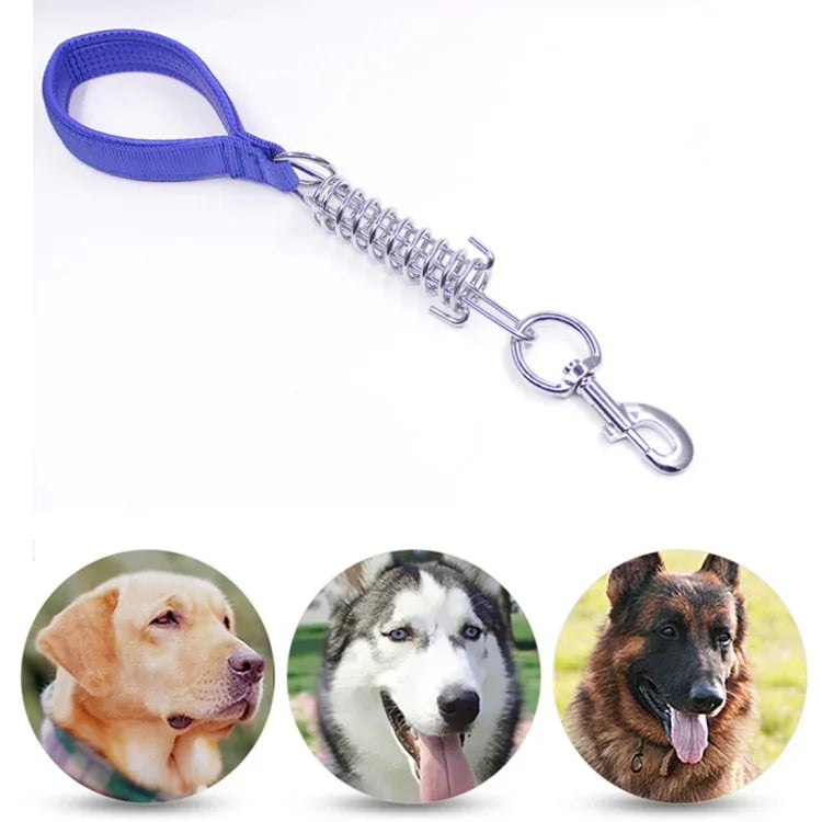 Dây kéo đệm tay cầm bọt lò xo chống nổ cho chó trung và lớn, dây xích ngắn, Kích thước: 3mm*40cm, Chiều rộng bọt: 2cm, Kích thước: 3mm*40cm, Chiều rộng bọt: 2cm